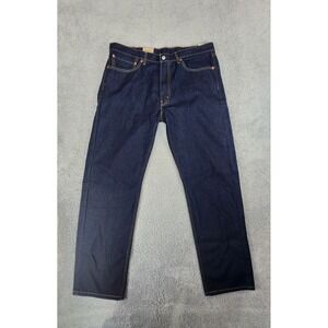 Levi's 505 Regular Fit‎ Jeans Mens Size W38 L32 Dark Wash Denim Straight Leg NWT